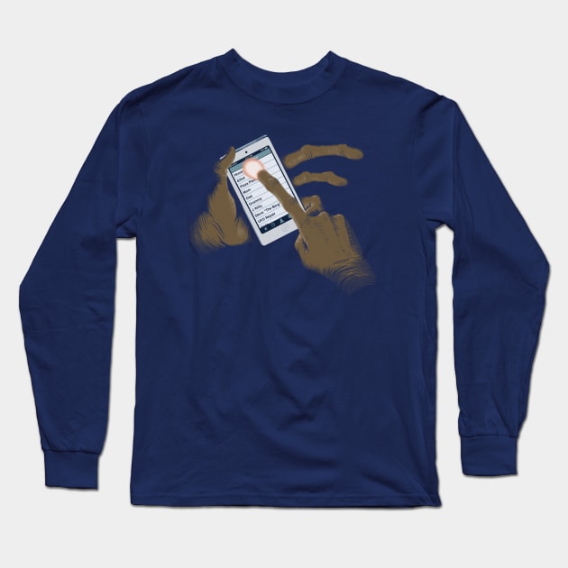 Phone Home Long Sleeve T-Shirt by Gabe Pyle